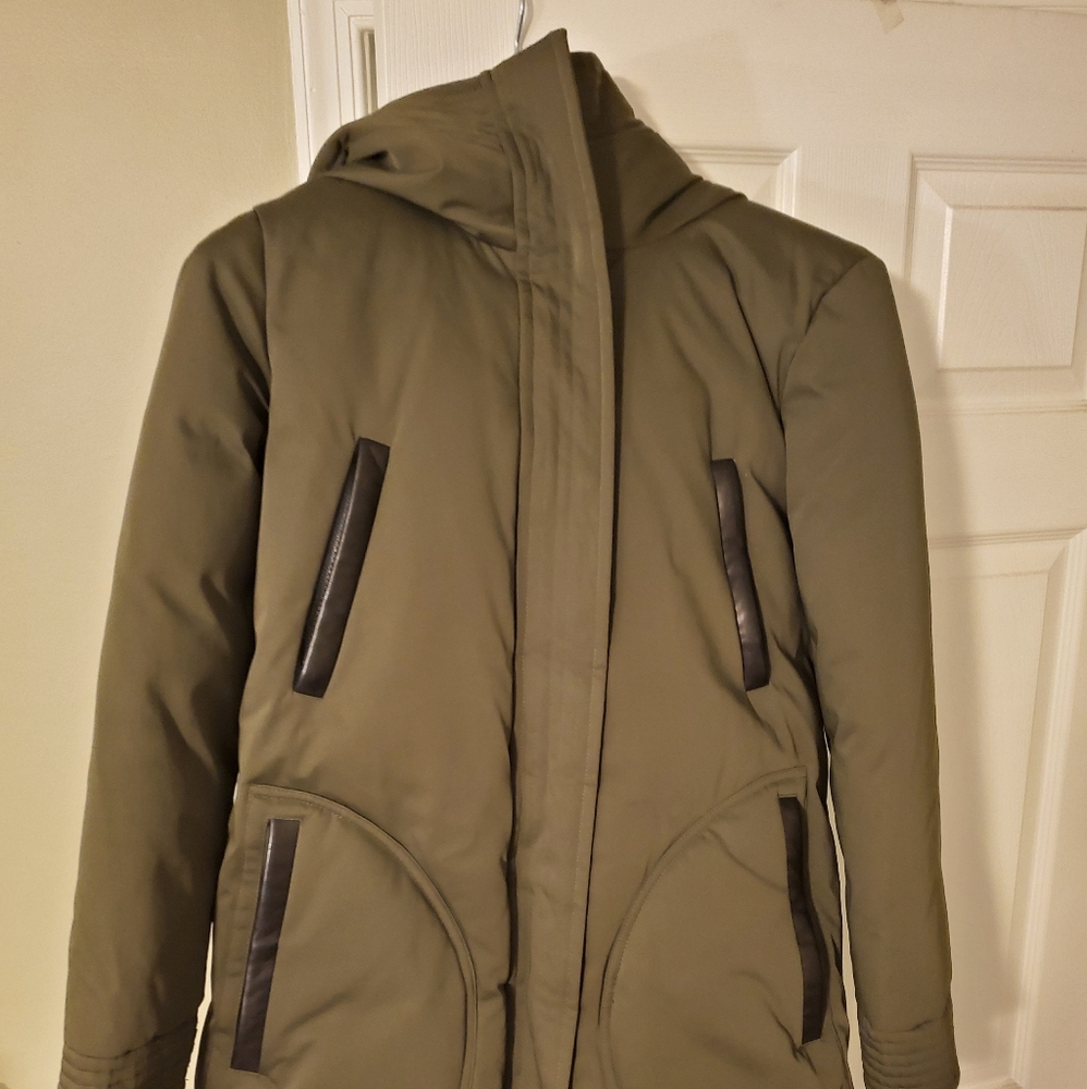 Soia and Kyo heavy coat in green